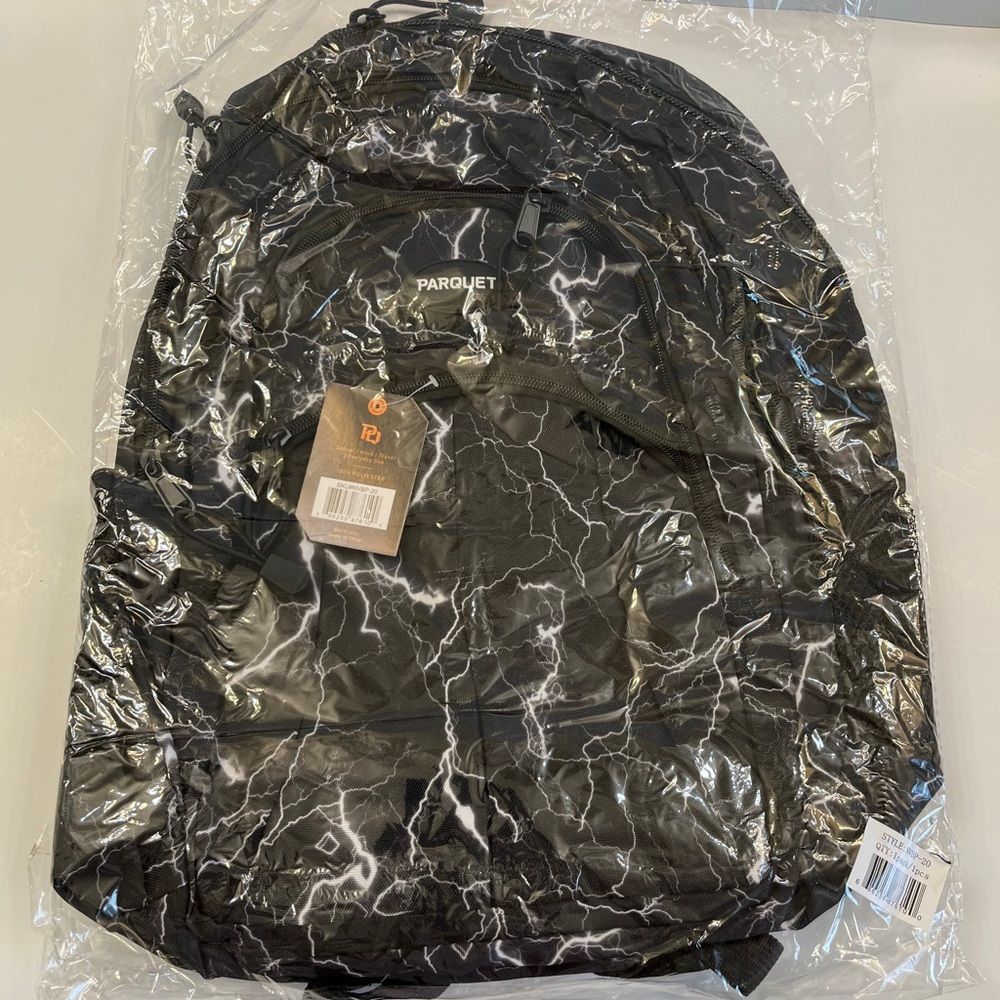 Lightning Strikes Pattern Backpack- NWT - Picture 6 of 6